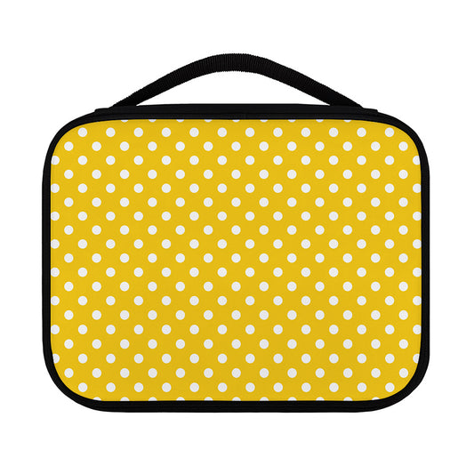 Yellow And White Polka Dot Pattern Print Classic Bible Case