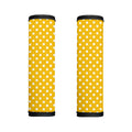 Yellow And White Polka Dot Pattern Print Handle Covers