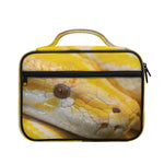 Yellow And White Python Snake Print Briefcase Bible Bag