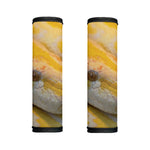 Yellow And White Python Snake Print Handle Covers