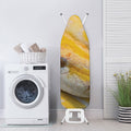 Yellow And White Python Snake Print Ironing Board Cover