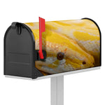 Yellow And White Python Snake Print Mailbox Cover