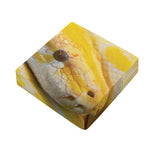 Yellow And White Python Snake Print Outdoor Seat Cushion Cover