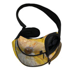 Yellow And White Python Snake Print Pet Sling Carrier