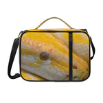 Yellow And White Python Snake Print Shoulder Strap Bible Bag
