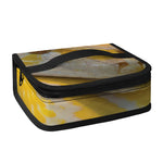 Yellow And White Python Snake Print Small Lunch Bag