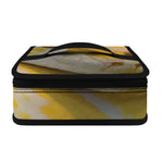 Yellow And White Python Snake Print Small Lunch Bag