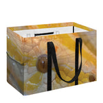 Yellow And White Python Snake Print Utility Tote Bag