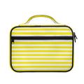 Yellow And White Striped Pattern Print Briefcase Bible Bag
