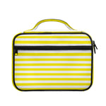 Yellow And White Striped Pattern Print Briefcase Bible Bag