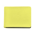 Yellow And White Zigzag Pattern Print Bifold Wallet