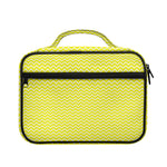Yellow And White Zigzag Pattern Print Briefcase Bible Bag