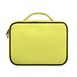 Yellow And White Zigzag Pattern Print Briefcase Bible Bag