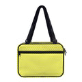 Yellow And White Zigzag Pattern Print Double Strap Bible Bag