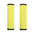 Yellow And White Zigzag Pattern Print Handle Covers