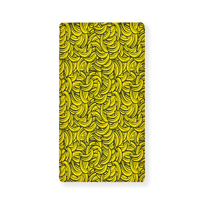 Yellow Banana Pattern Print Baby Crib Sheet