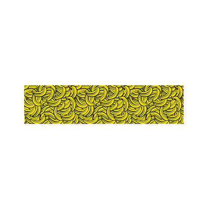 Yellow Banana Pattern Print Bed Runner