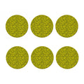 Yellow Banana Pattern Print Coaster Set