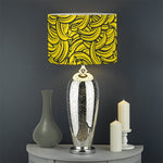 Yellow Banana Pattern Print Drum Lamp Shade