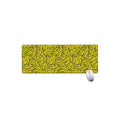 Yellow Banana Pattern Print Extended Mouse Pad