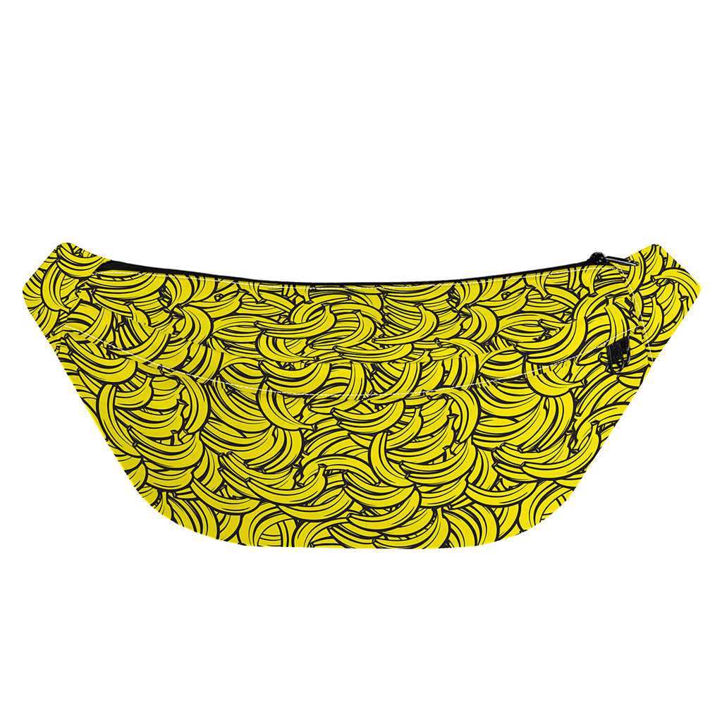 Yellow Banana Pattern Print Fanny Pack