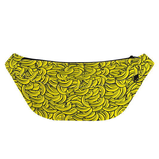 Yellow Banana Pattern Print Fanny Pack