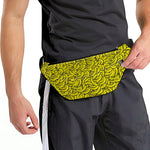 Yellow Banana Pattern Print Fanny Pack