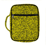 Yellow Banana Pattern Print Front Pocket Bible Bag