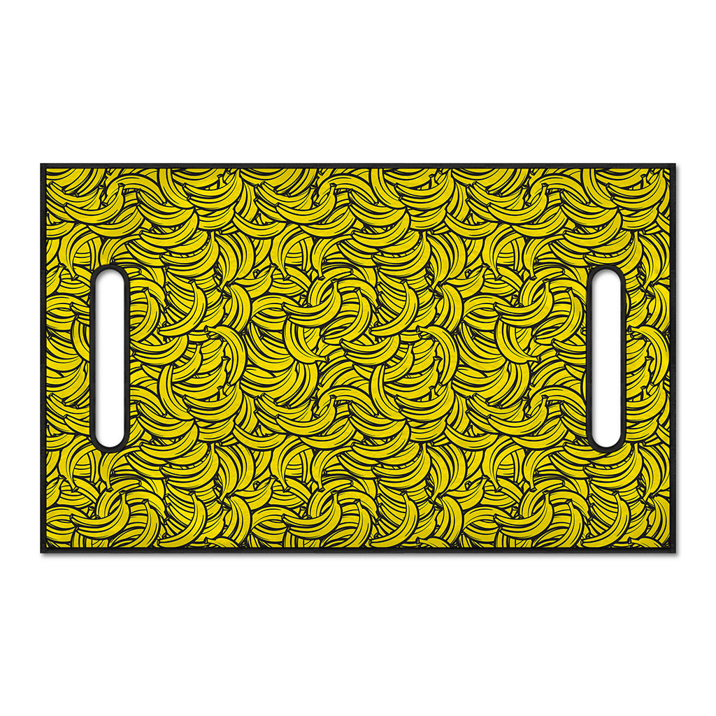 Yellow Banana Pattern Print Golf Cart Seat Cover