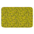 Yellow Banana Pattern Print Indoor Door Mat