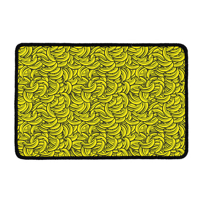 Yellow Banana Pattern Print Kitchen Mat