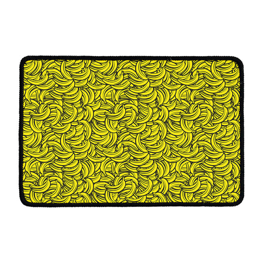 Yellow Banana Pattern Print Kitchen Mat
