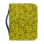 Yellow Banana Pattern Print Leather Bible Cover