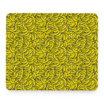 Yellow Banana Pattern Print Mouse Pad