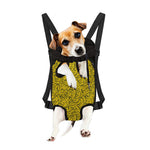 Yellow Banana Pattern Print Pet Carrier Backpack