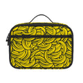 Yellow Banana Pattern Print Portable Lunch Bag
