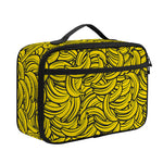 Yellow Banana Pattern Print Portable Lunch Bag