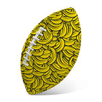 Yellow Banana Pattern Print Rugby Ball