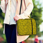Yellow Banana Pattern Print Shoulder Strap Bible Bag