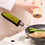 Yellow Banana Pattern Print Skillet Handle Cover