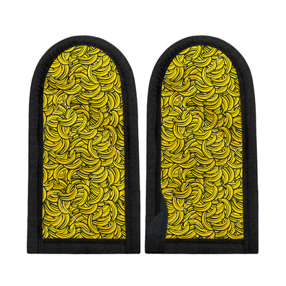 Yellow Banana Pattern Print Skillet Handle Cover