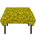 Yellow Banana Pattern Print Tablecloth