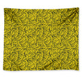 Yellow Banana Pattern Print Tapestry