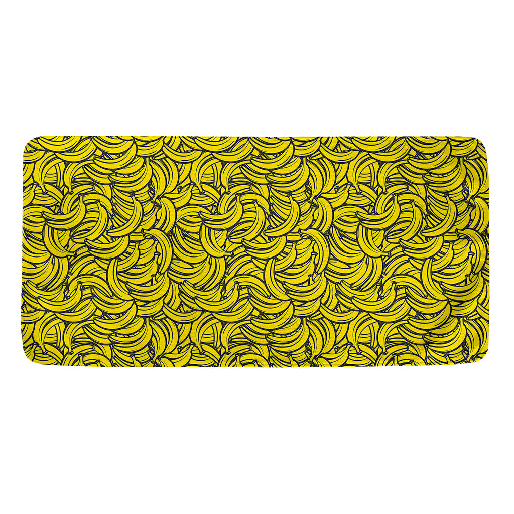 Yellow Banana Pattern Print Towel