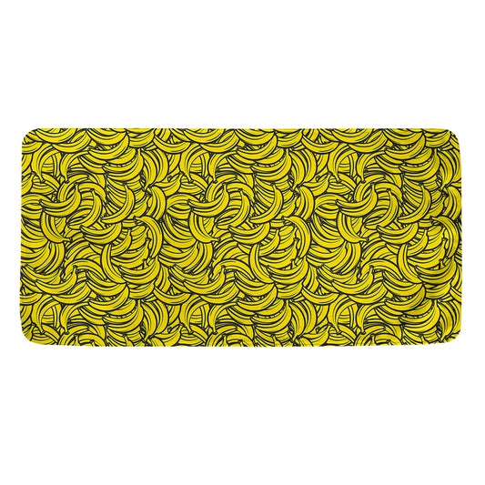 Yellow Banana Pattern Print Towel