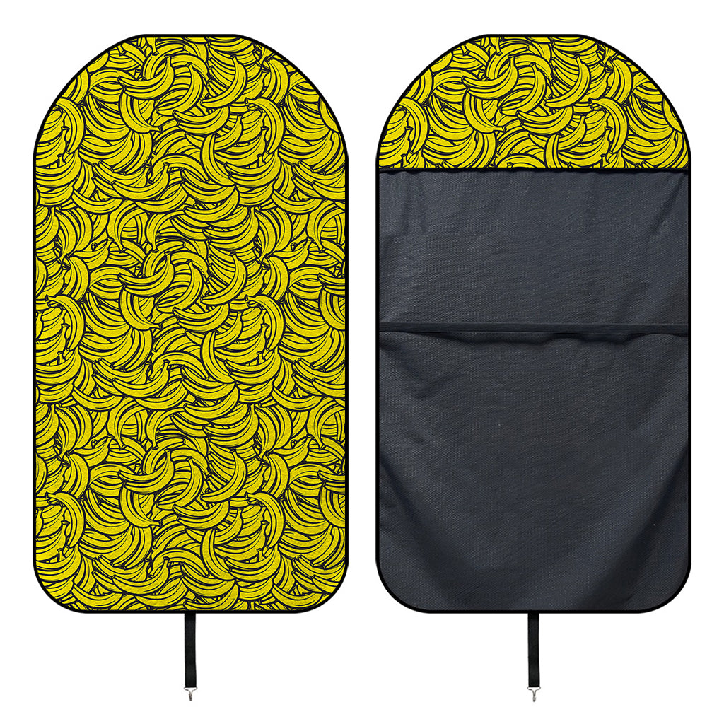 Yellow Banana Pattern Print Waterproof Car Seat Cover