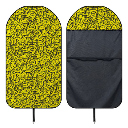 Yellow Banana Pattern Print Waterproof Car Seat Cover