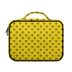 Yellow Bee Pattern Print Briefcase Bible Bag