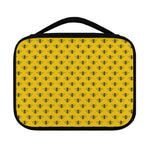 Yellow Bee Pattern Print Classic Bible Case