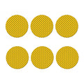 Yellow Bee Pattern Print Coaster Set